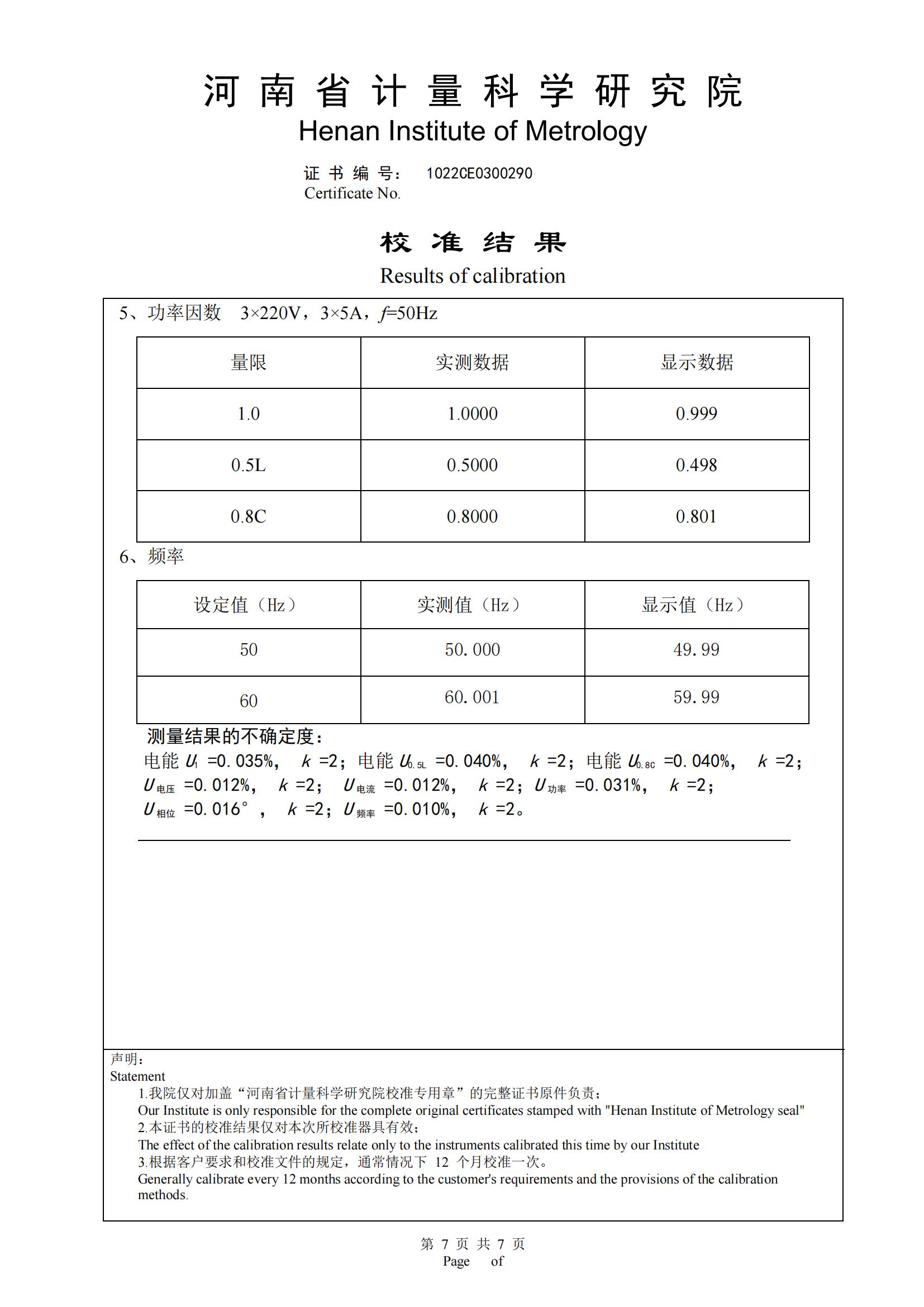 校准证书(图7)